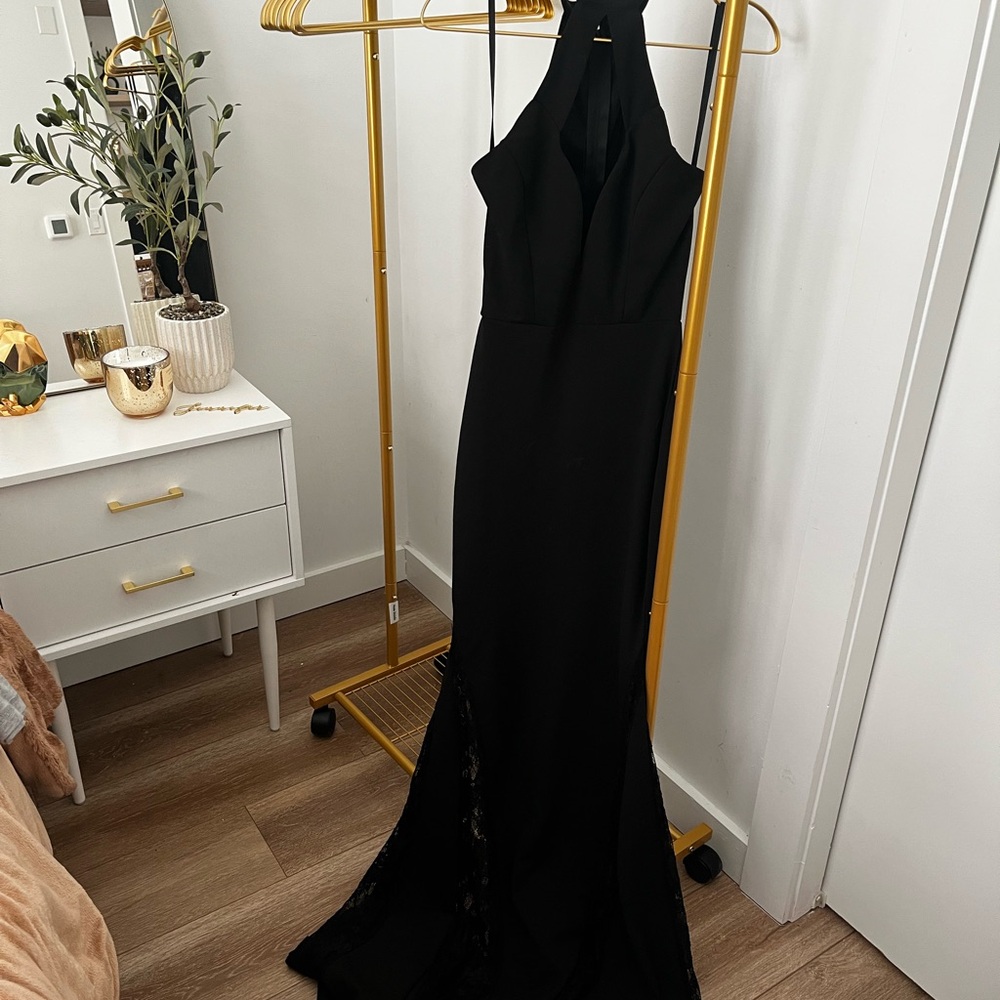 Elegant Black Evening Gown